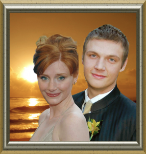 Nick & Claire wedding pic